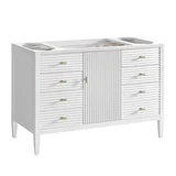 Myrrin 48" Single Vanity, Bright White