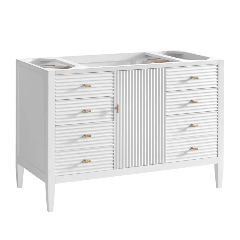 Myrrin 48" Single Vanity, Bright White