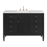 Myrrin 48" Single Vanity, Carbon Oak