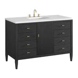 Myrrin 48" Single Vanity, Carbon Oak