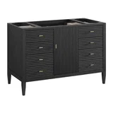 Myrrin 48" Single Vanity, Carbon Oak