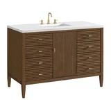 Myrrin 48" Single Vanity, Mid Century Walnut