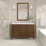 Myrrin 48" Single Vanity, Mid Century Walnut
