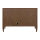 Myrrin 48" Single Vanity, Mid Century Walnut w/ 3 CM Parisien Bleu Silestone Top