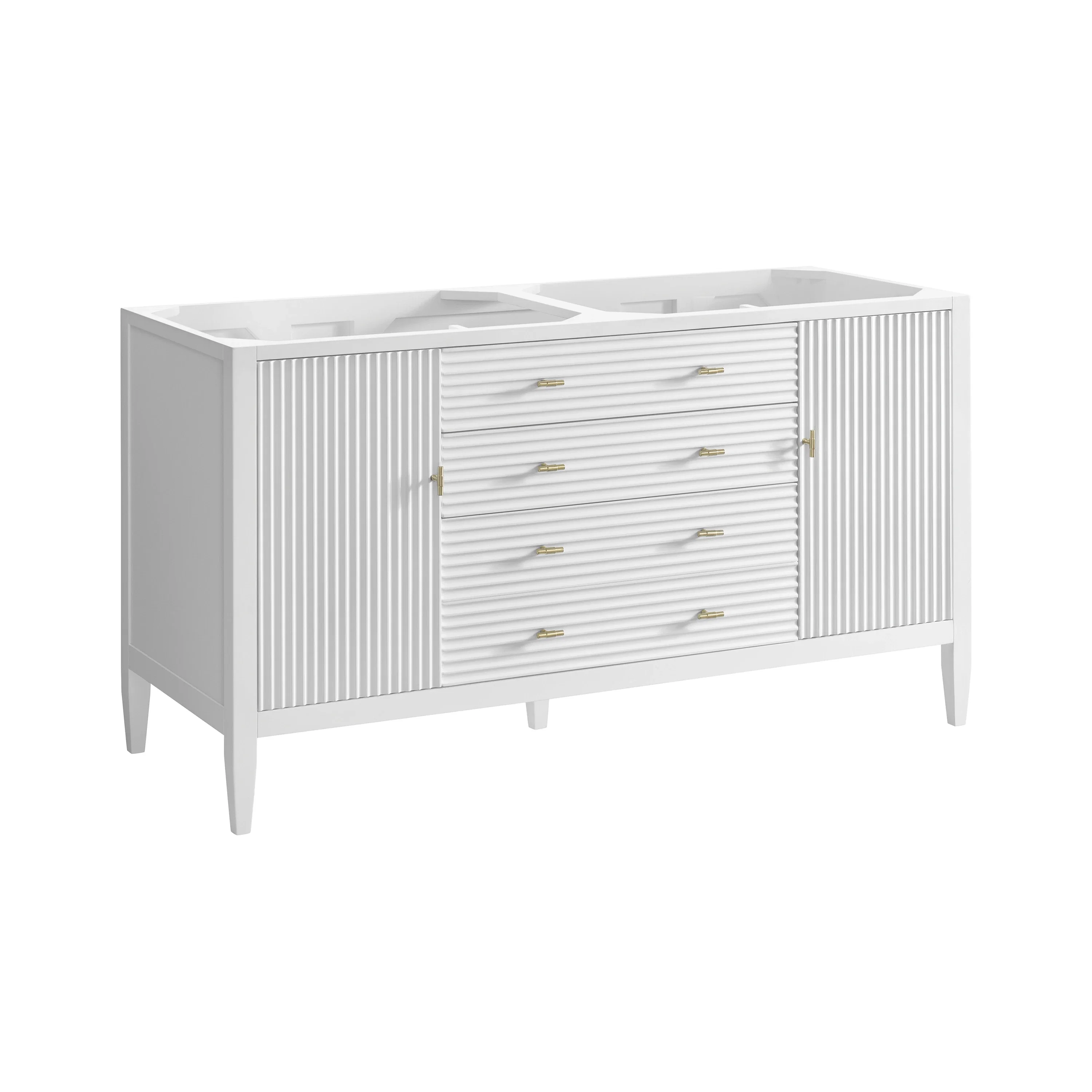 Myrrin 60" Double Vanity, Bright White