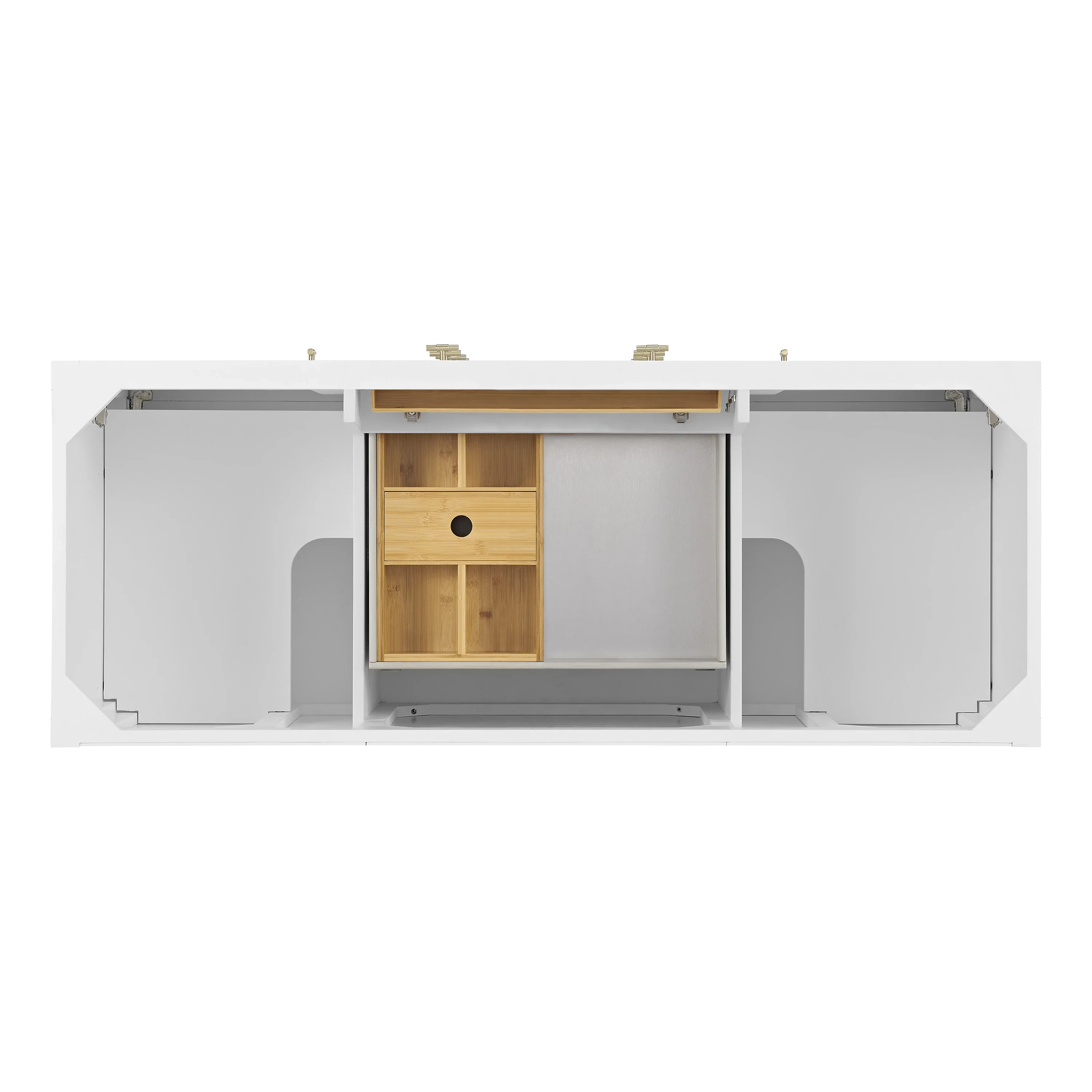 Myrrin 60" Double Vanity, Bright White