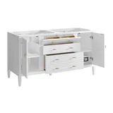 Myrrin 60" Double Vanity, Bright White