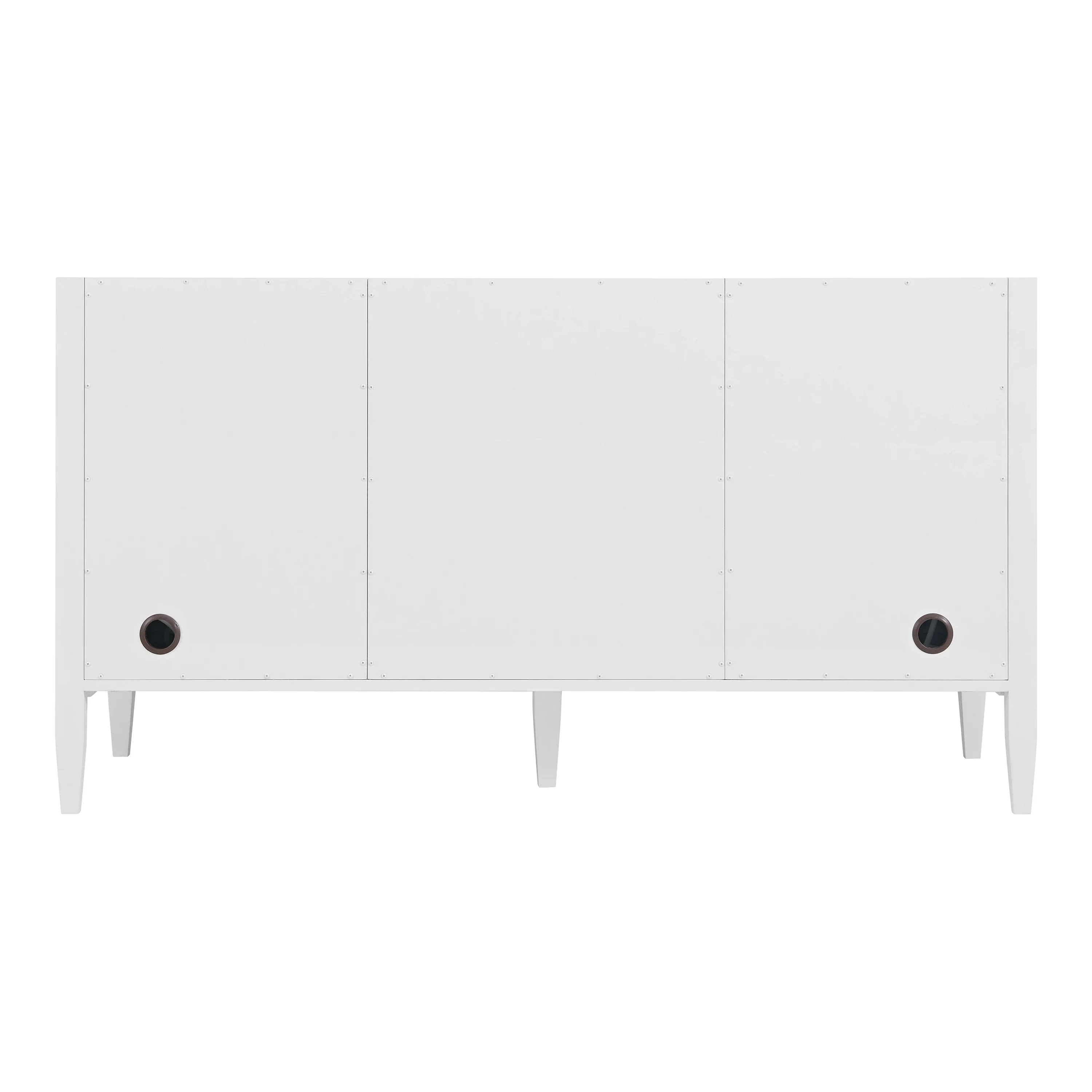 Myrrin 60" Double Vanity, Bright White