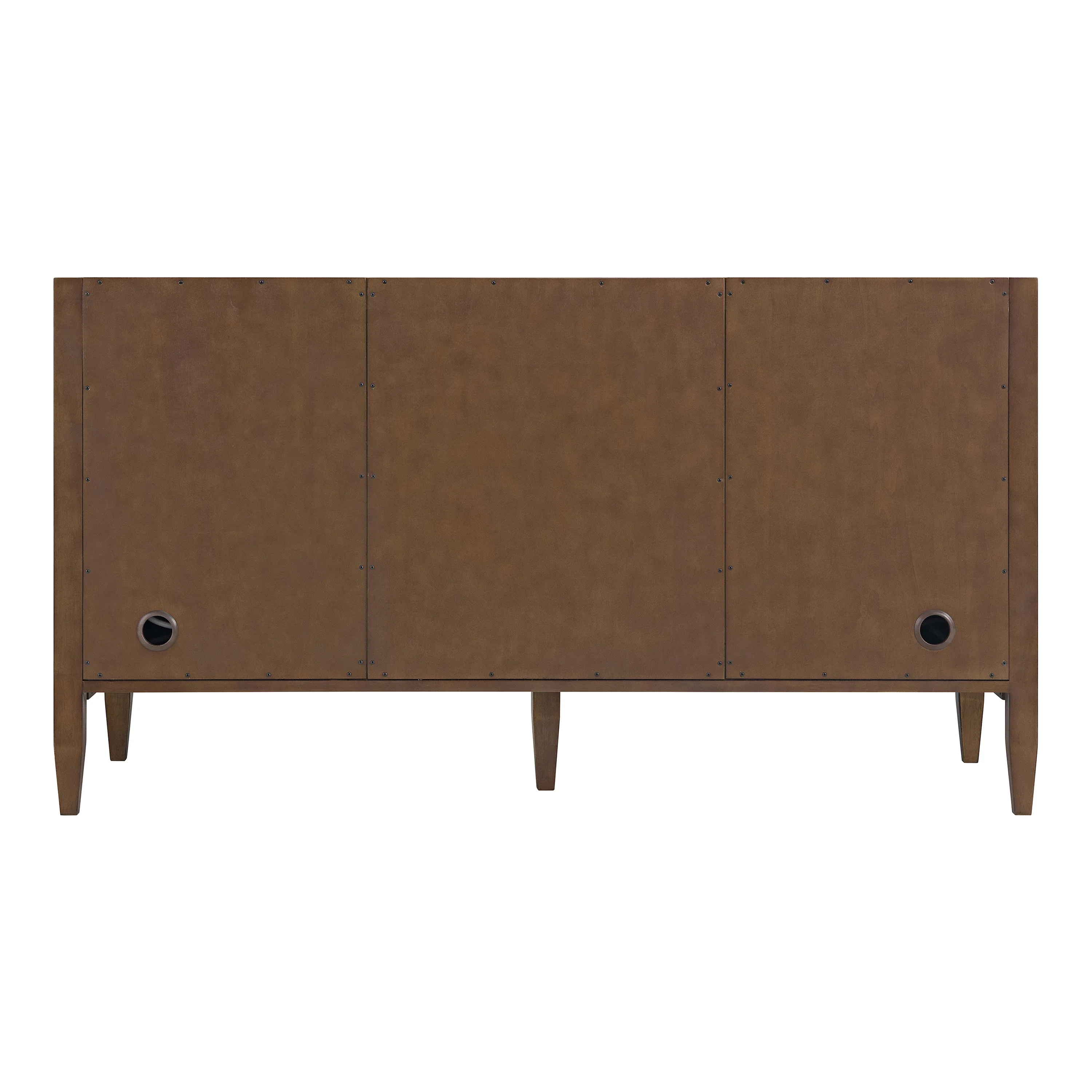 Myrrin 60" Double Vanity, Mid Century Walnut w/ 3 CM Parisien Bleu Silestone Top w/FreePower Wireless Charger