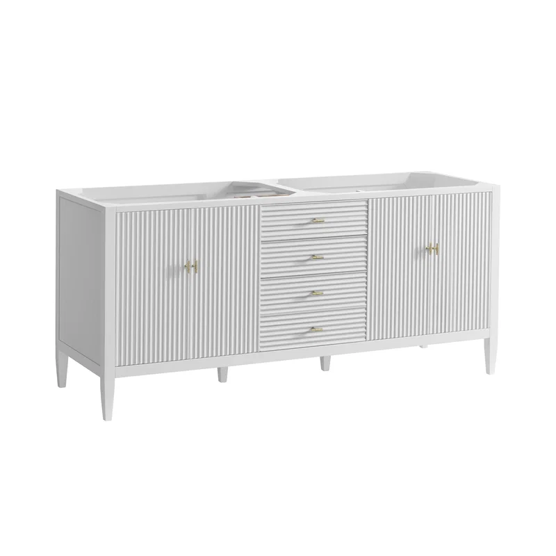 Myrrin 72" Vanity, Bright White
