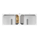 Myrrin 72" Vanity, Bright White