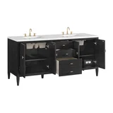 Myrrin 72" Vanity, Carbon Oak