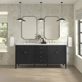 Myrrin 72" Vanity, Carbon Oak