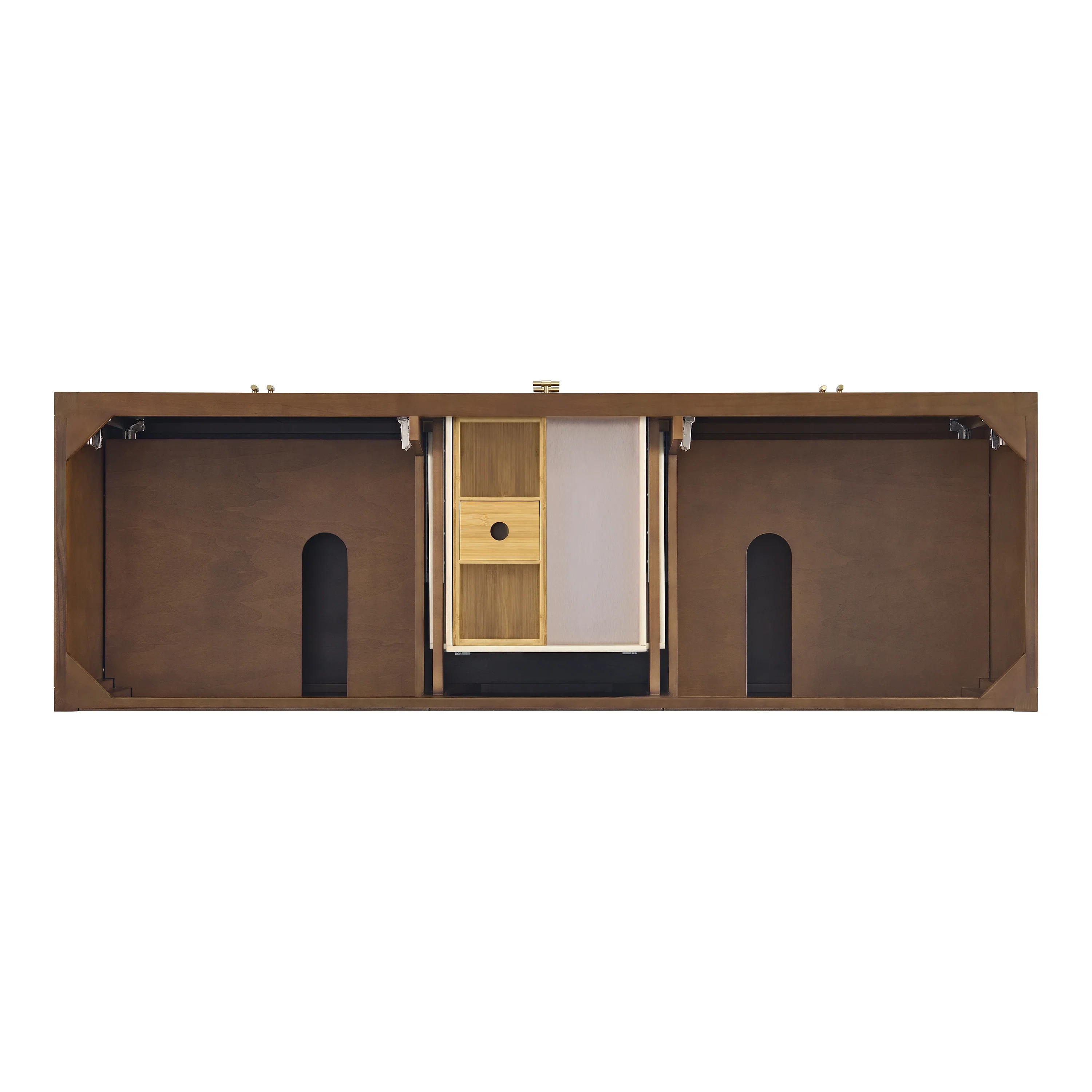 Myrrin 72" Vanity, Mid Century Walnut