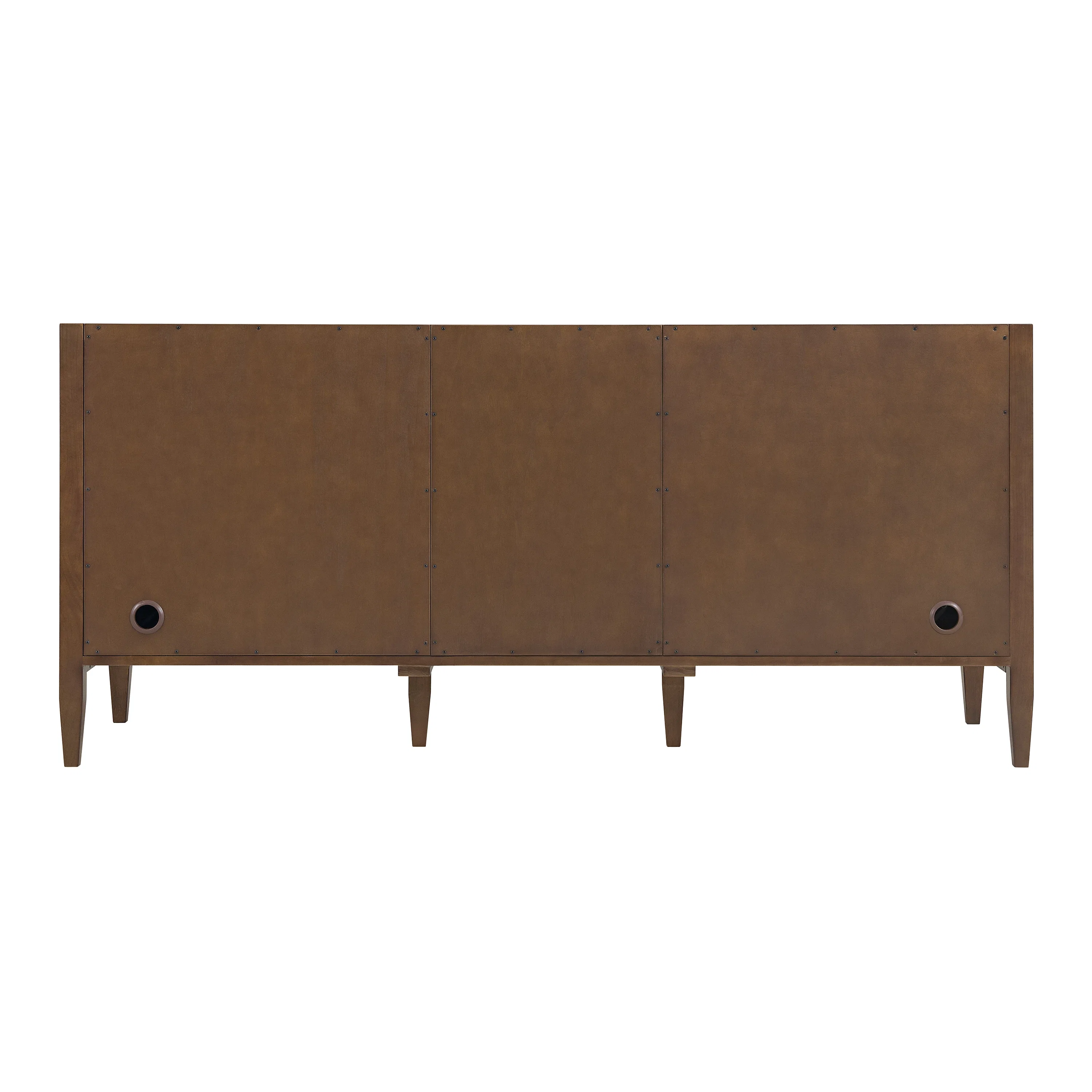Myrrin 72" Vanity, Mid Century Walnut, w/ 3 CM Siberian Silestone Top