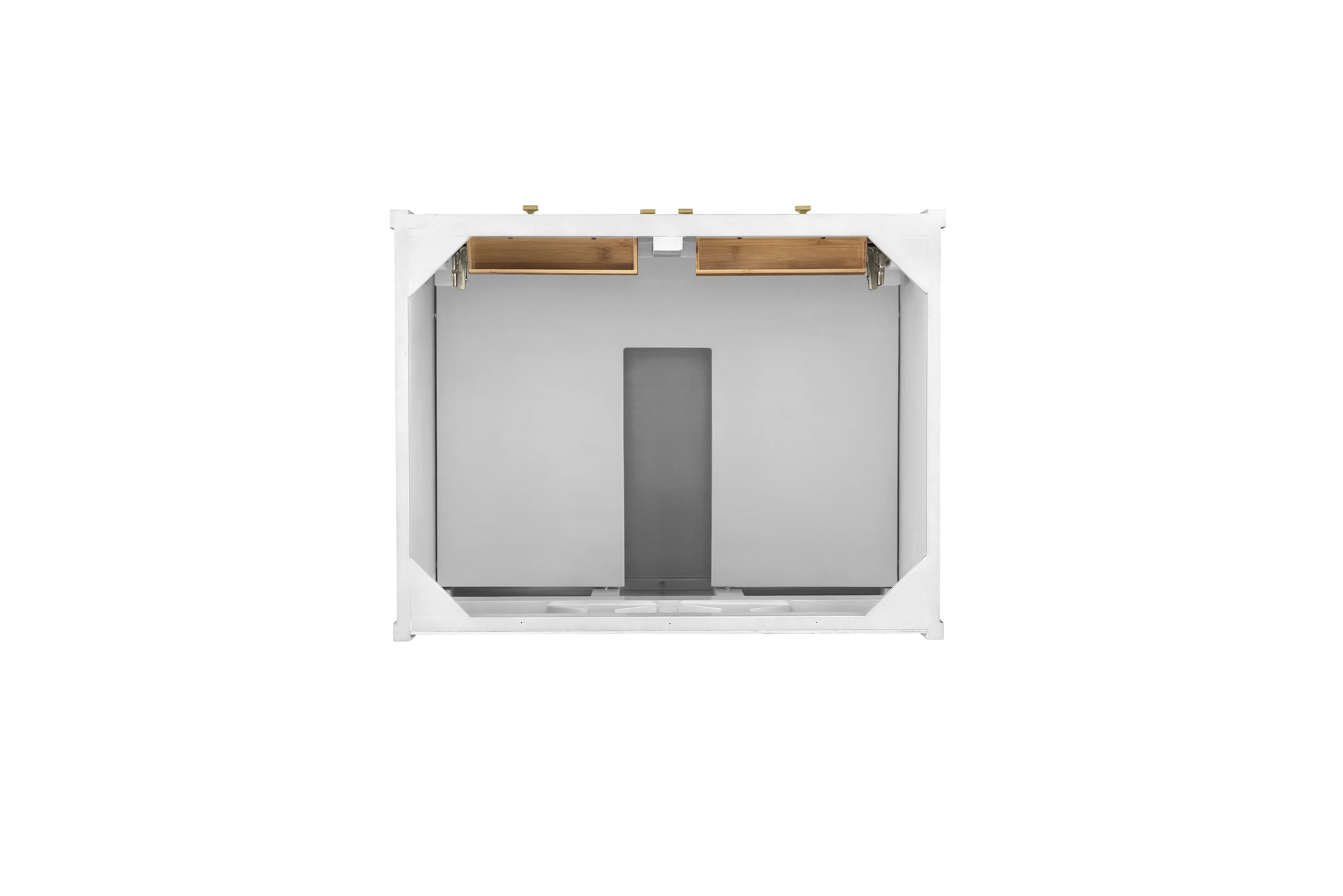 Chicago 30" Single Vanity, Glossy White, w/ 3 CM Eternal Jasmine Pearl Silestone® Top
