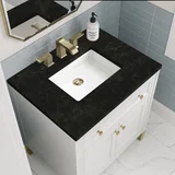 Chicago 30" Single Vanity, Glossy White, w/ 3 CM Phantome Eclos Top