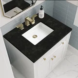 Chicago 30" Single Vanity, Glossy White, w/ 3 CM Phantome Eclos Top