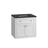 Chicago 30" Single Vanity, Glossy White, w/ 3 CM Phantome Eclos Top
