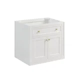 Chicago 30" Single Vanity, Glossy White, w/ 3 CM Phantome Eclos Top