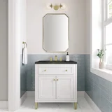 Chicago 30" Single Vanity, Glossy White, w/ 3 CM Phantome Eclos Top