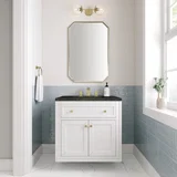 Chicago 30" Single Vanity, Glossy White, w/ 3 CM Phantome Eclos Top