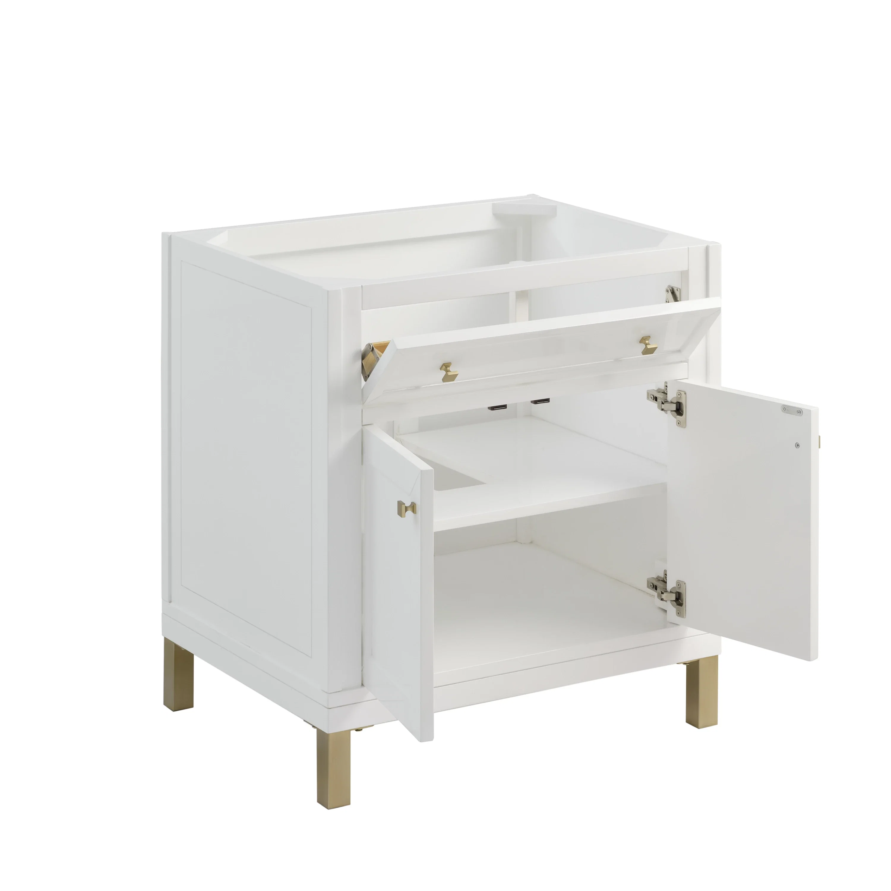 Chicago 30" Single Vanity, Glossy White
