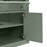 Chicago 30" Single Vanity, Smokey Celadon, w/ 3 CM Eternal Jasmine Pearl Silestone® Top