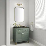 Chicago 30" Single Vanity, Smokey Celadon, w/ 3 CM Phantome Eclos Top