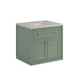 Chicago 30" Single Vanity, Smokey Celadon, w/ 3 CM Siberian Silestone Top