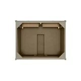 Chicago 30" Single Vanity, Walnut Whisper, w/ 3 CM Eternal Jasmine Pearl Silestone® Top