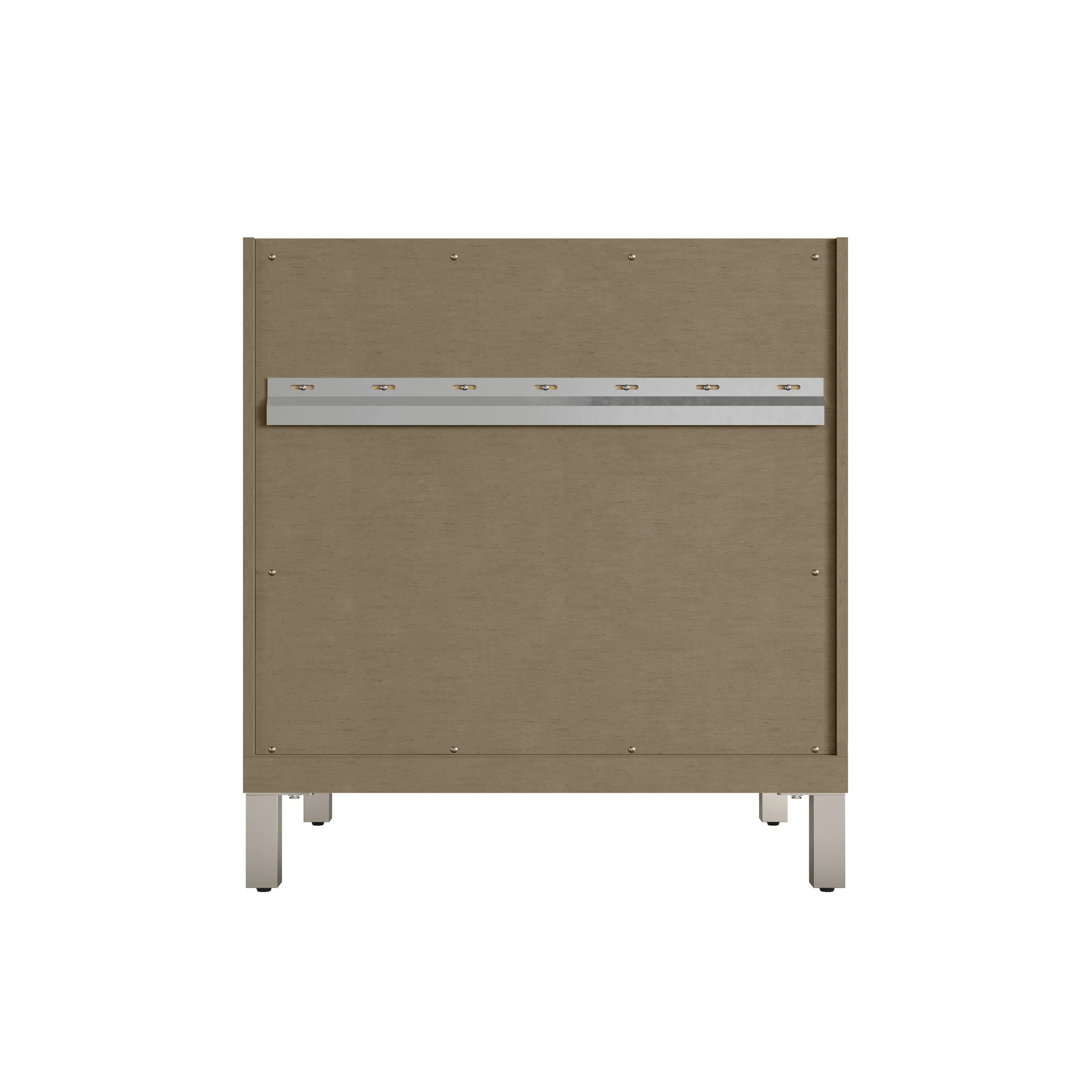 Chicago 30" Single Vanity, Walnut Whisper, w/ 3 CM Lime Delight Silestone® Top