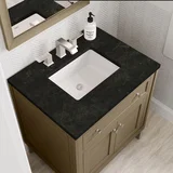 Chicago 30" Single Vanity, Walnut Whisper, w/ 3 CM Phantome Eclos Top