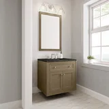 Chicago 30" Single Vanity, Walnut Whisper, w/ 3 CM Phantome Eclos Top