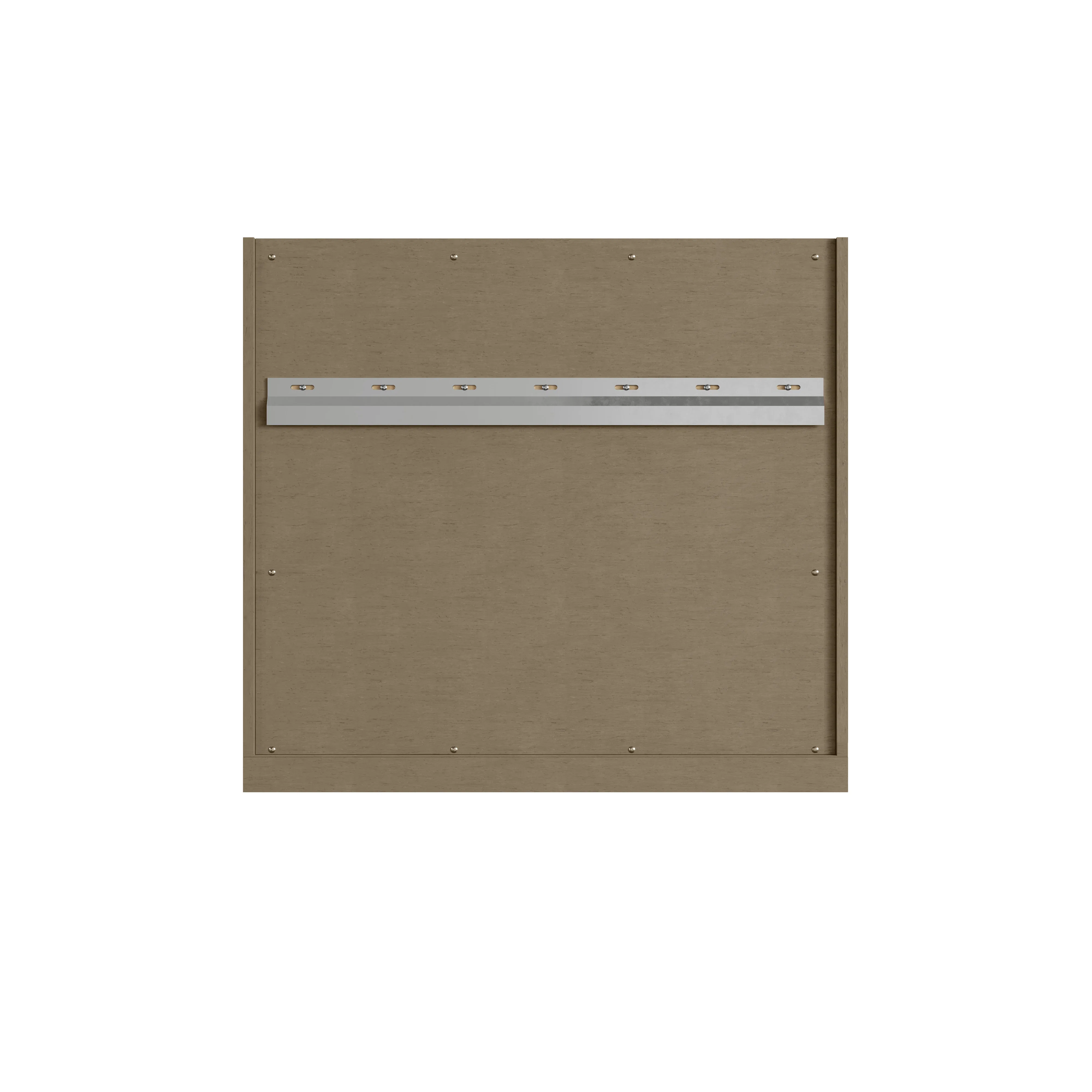 Chicago 30" Single Vanity, Walnut Whisper, w/ 3 CM Victorian Silver Silestone® Top