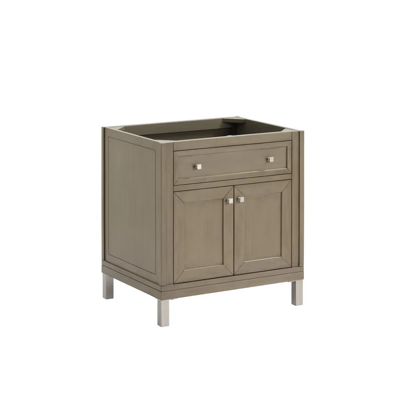 Chicago 30" Single Vanity, Walnut Whisper