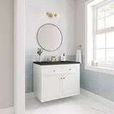 Chicago 36" Single Vanity, Glossy White, w/ 3 CM Phantome Eclos Top