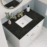 Chicago 36" Single Vanity, Glossy White, w/ 3 CM Phantome Eclos Top