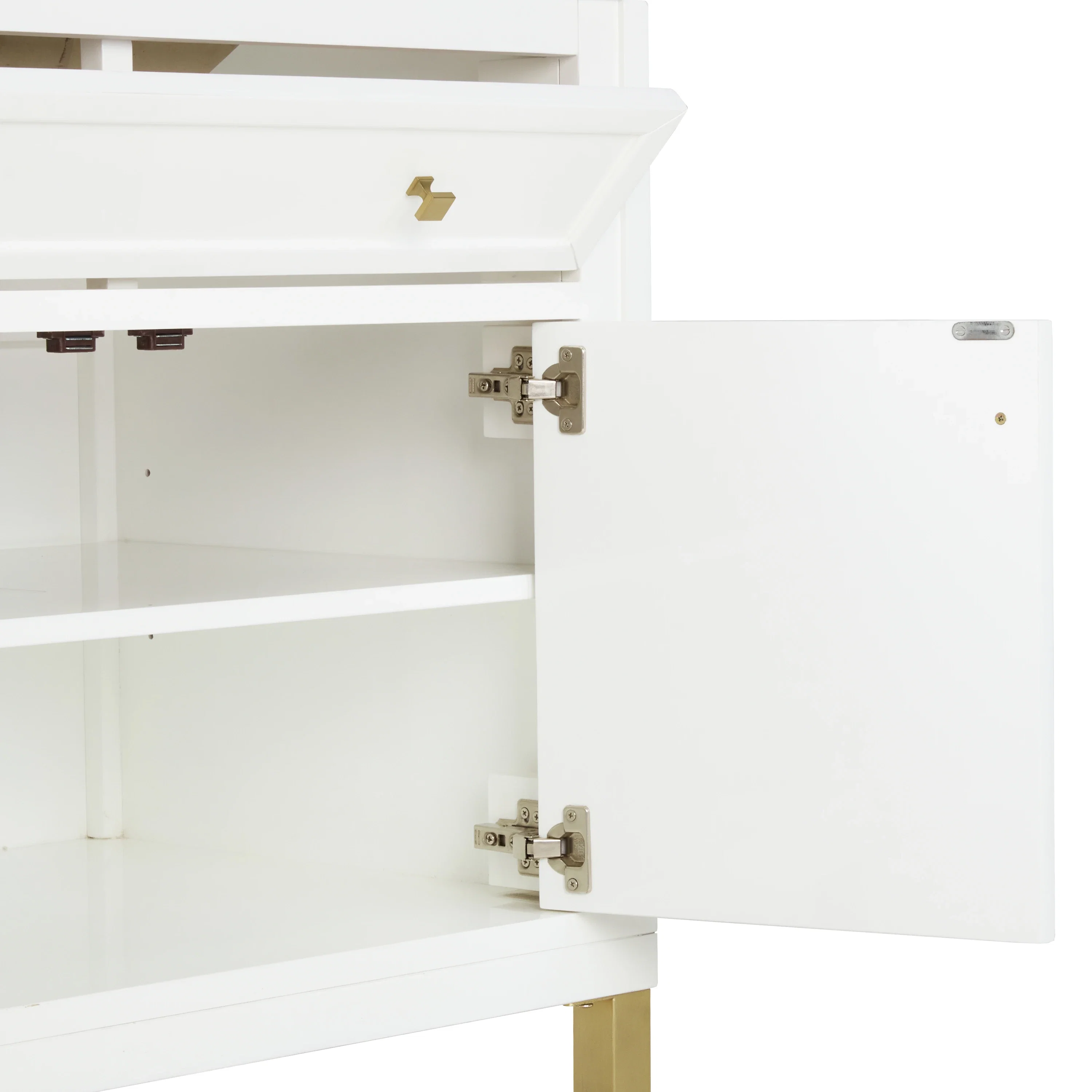 Chicago 36" Single Vanity, Glossy White, w/ 3 CM Tajnar Eclos Top