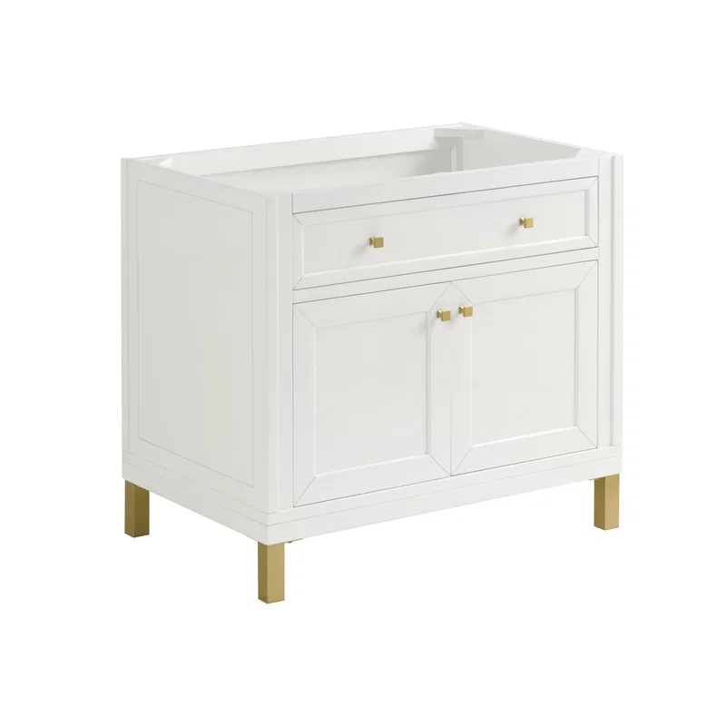 Chicago 36" Single Vanity, Glossy White