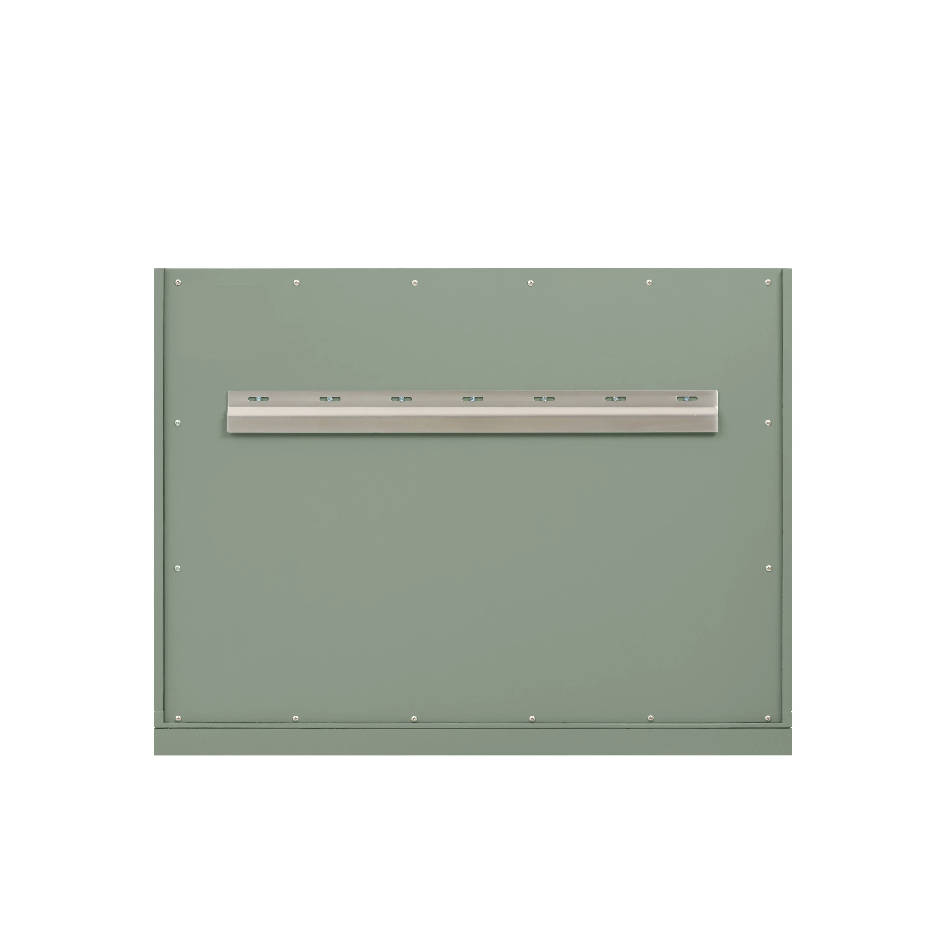 Chicago 36" Single Vanity, Smokey Celadon, w/ 3 CM Charcoal Soapstone Silestone® Top