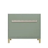 Chicago 36" Single Vanity, Smokey Celadon, w/ 3 CM Eternal Jasmine Pearl Silestone® Top