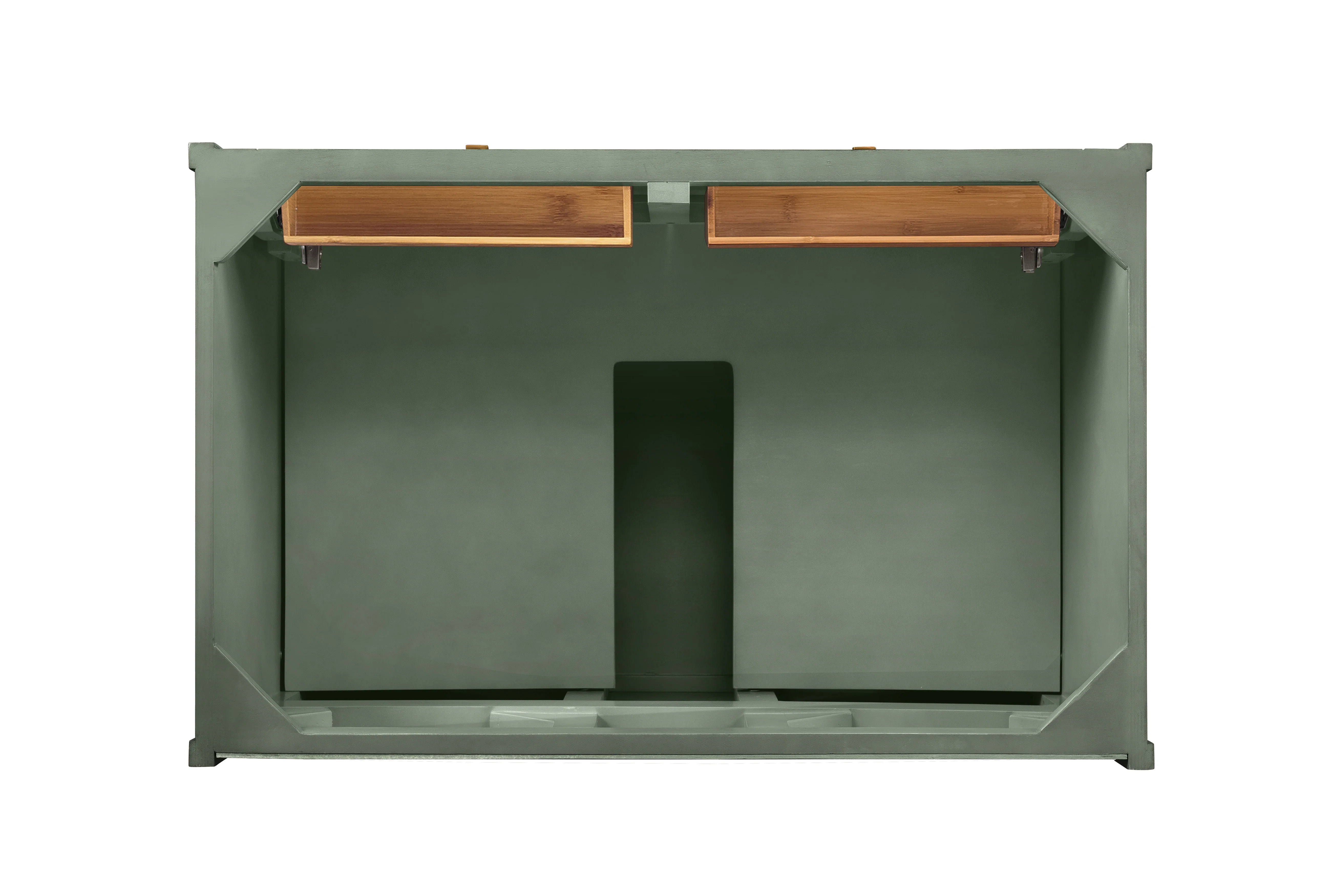 Chicago 36" Single Vanity, Smokey Celadon, w/ 3 CM Eternal Jasmine Pearl Silestone® Top