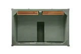 Chicago 36" Single Vanity, Smokey Celadon, w/ 3 CM Eternal Jasmine Pearl Silestone® Top