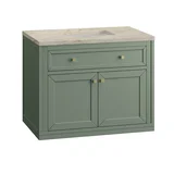 Chicago 36" Single Vanity, Smokey Celadon, w/ 3 CM Tajnar Eclos Top