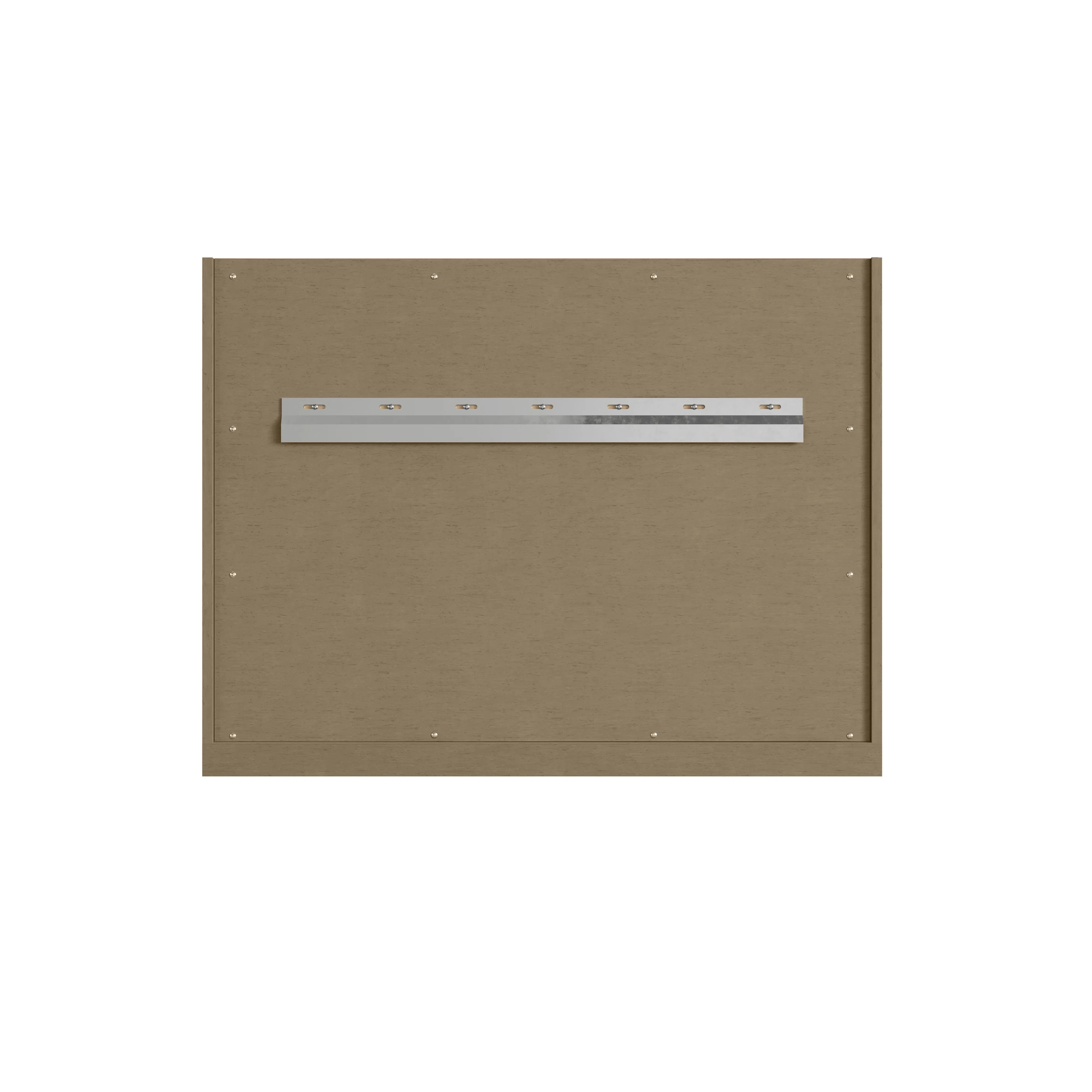 Chicago 36" Single Vanity, Walnut Whisper, w/ 3 CM Charcoal Soapstone Silestone® Top