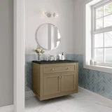 Chicago 36" Single Vanity, Walnut Whisper, w/ 3 CM Phantome Eclos Top