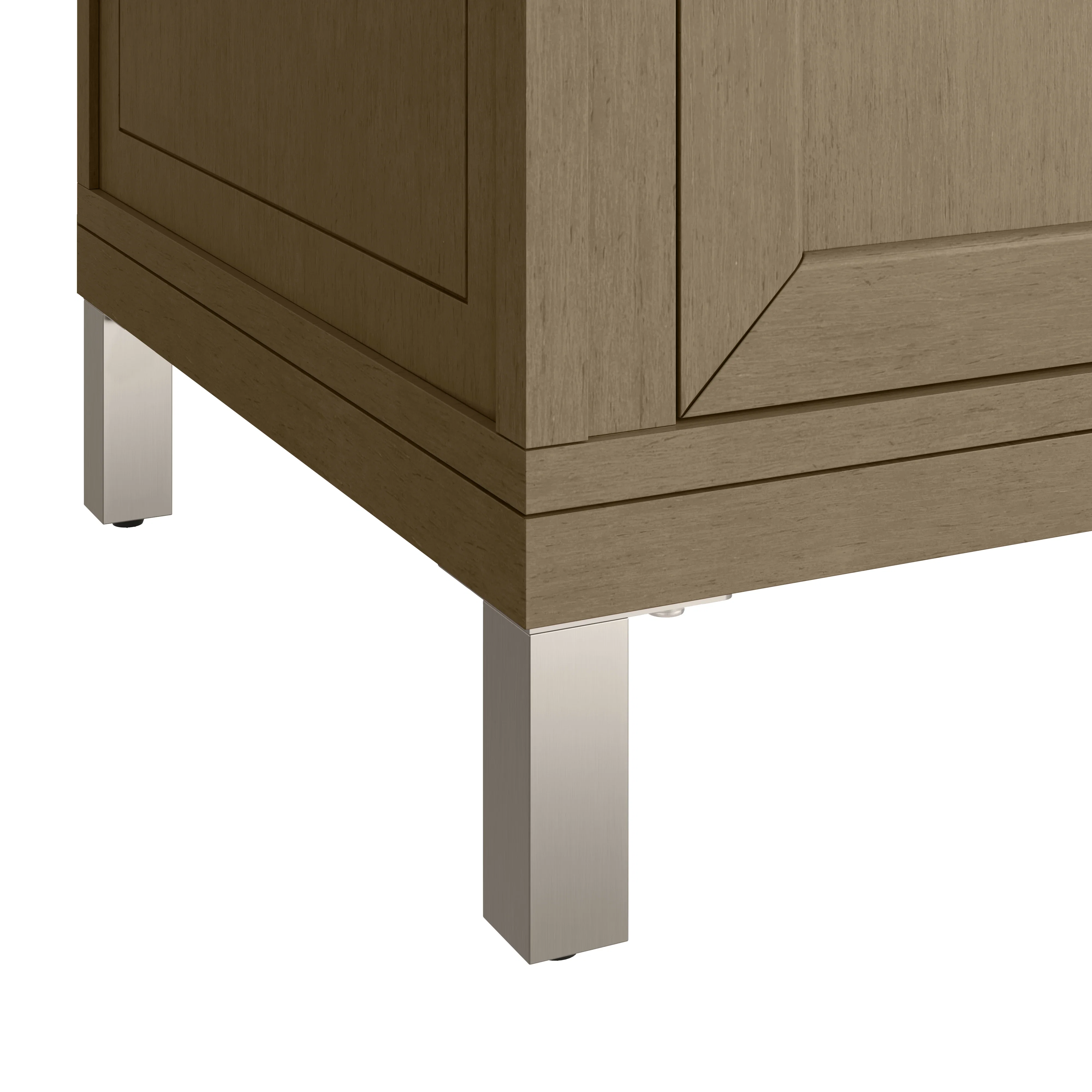 Chicago 36" Single Vanity, Walnut Whisper, w/ 3 CM Tajnar Eclos Top