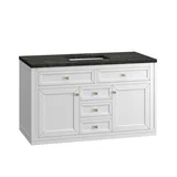 Chicago 48" Single Vanity, Glossy White, w/ 3 CM Phantome Eclos Top
