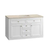 Chicago 48" Single Vanity, Glossy White, w/ 3 CM Tajnar Eclos Top